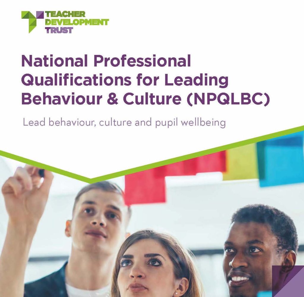 Leading Behaviour, culture and pupil wellbeing