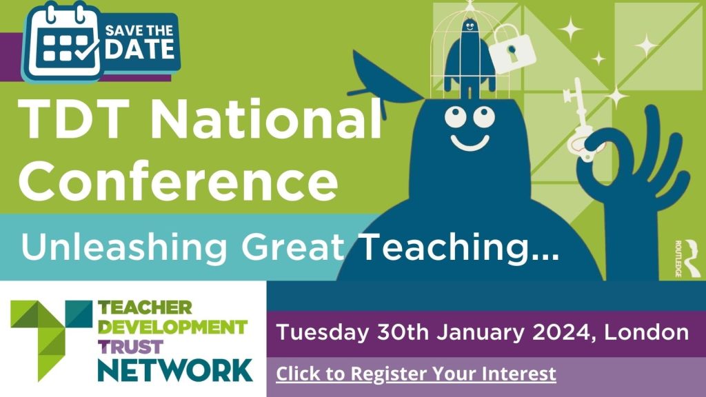 TDT National Conference Save the date graphic